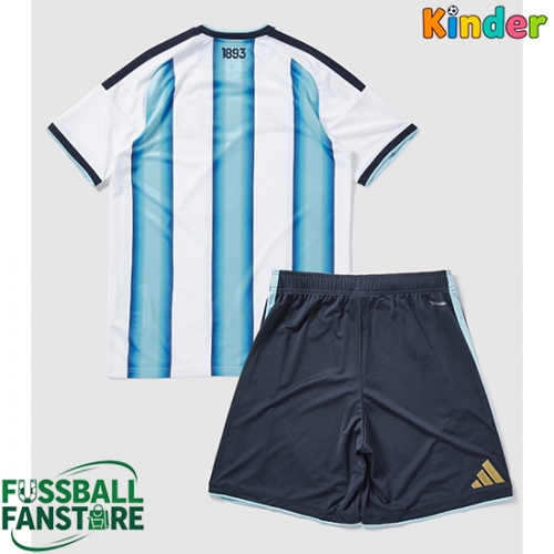 Argentinien Replik Heimtrikot Kinder WM 2026 Kurzarm (+ Kurze Hosen)